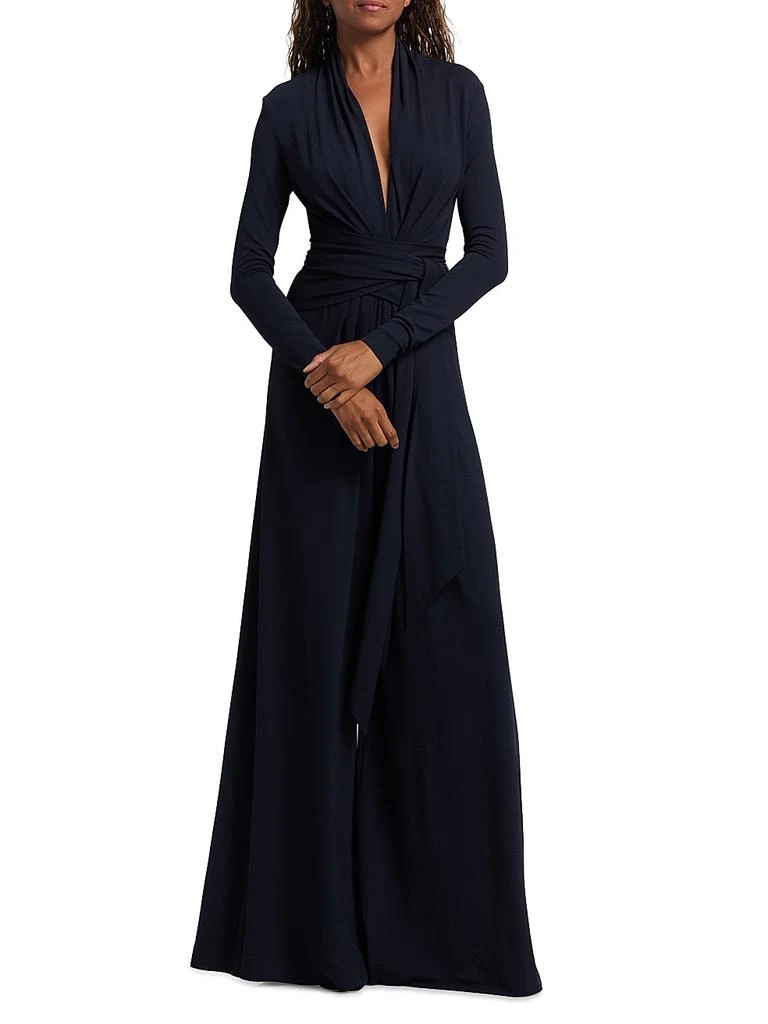 Michael Kors Tie-Waist Palazzo Jumpsuit 2