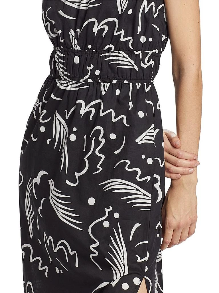 strapless open back dress Catherine Asymmetrical Pleated Maxi Dress in navy-blue, L / Blue main image 0