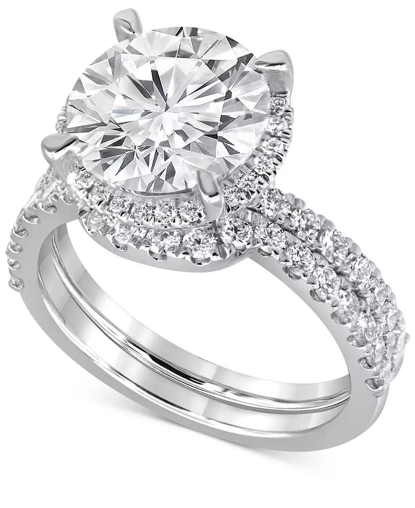 Badgley Mischka Certified Lab Grown Diamond Bridal Set (5 ct. t.w.) in 14k Gold