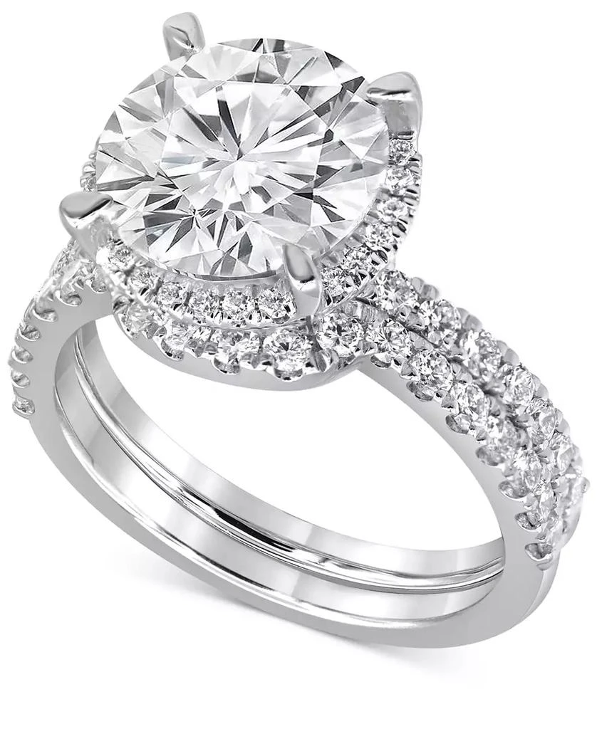 Badgley Mischka Certified Lab Grown Diamond Bridal Set (5 ct. t.w.) in 14k Gold 1