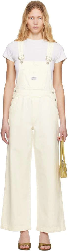 Levi's White XL Denim Overalls 1
