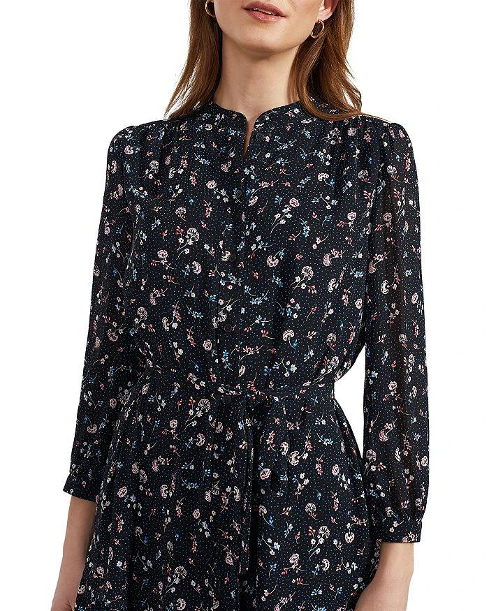 HOBBS LONDON Pearl Printed Tie Waist Dress 2