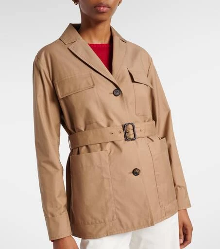 Max Mara Giulia technical cotton-blend twill jacket 7