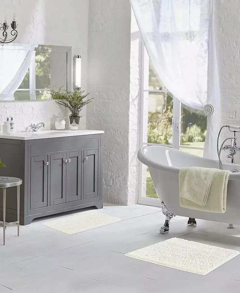 Laura Ashley Astor Chenille Bath Mat 5