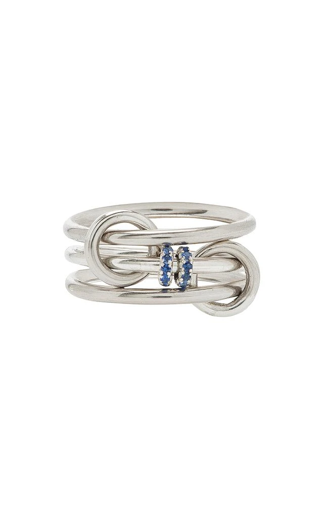 Spinelli Kilcollin Spinelli Kilcollin - Exclusive Riviera Acacia Bleu Sterling Silver Sapphire Ring - Blue - US 5 - Moda Operandi - Gifts For Her 1