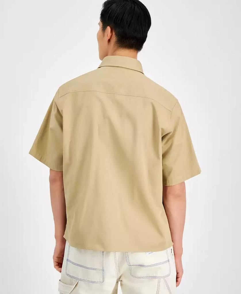 Hugo Boss Men's Loose-Fit Button-Down Twill Shirt 4