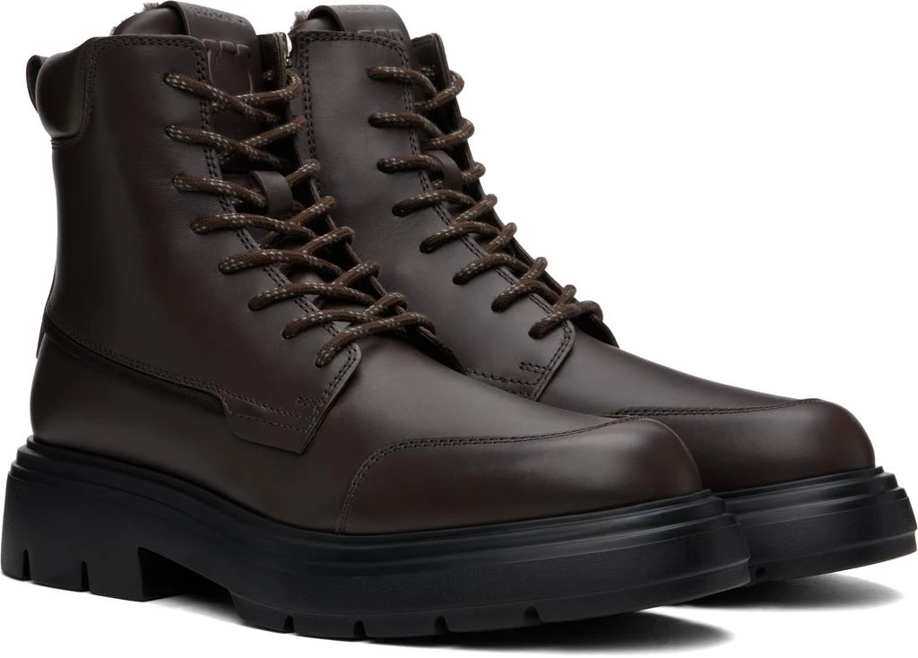 Brown Maxi-Tongue Combat Boots – On Sale Now with Up to 70  display picture 3