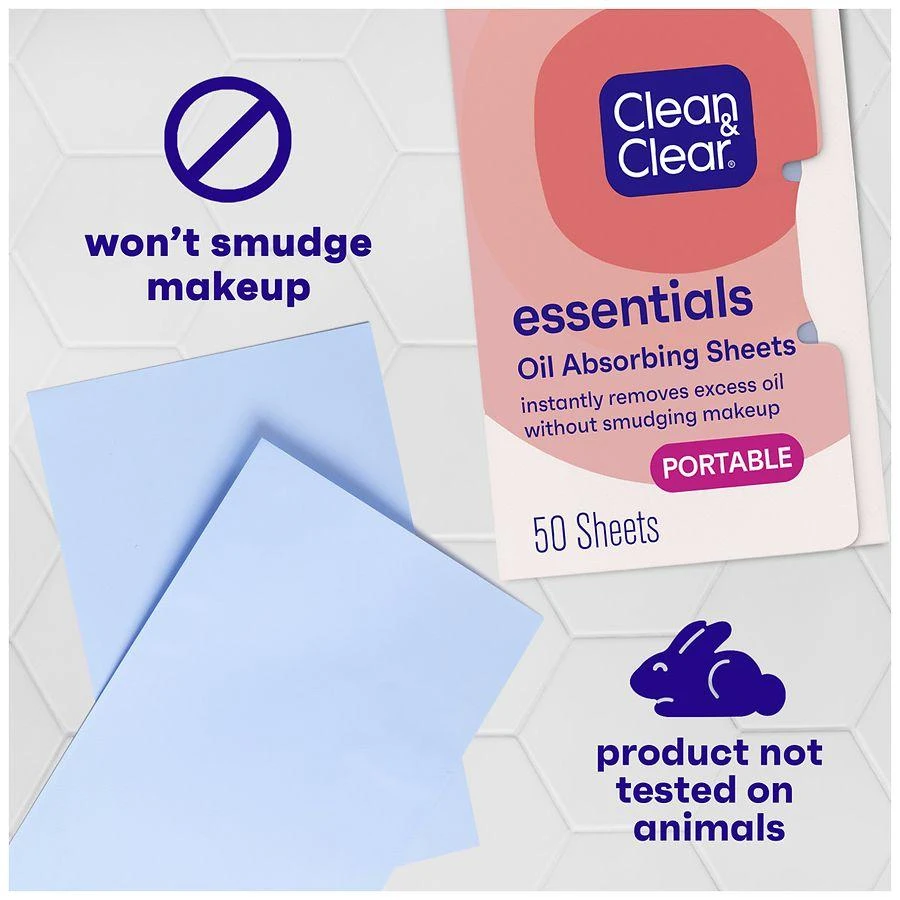 Clean & Clear Oil Absorbing Facial Sheets 4