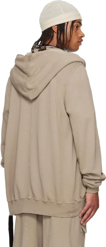 Rick Owens Taupe Concordians Jumbo Hoodie 3