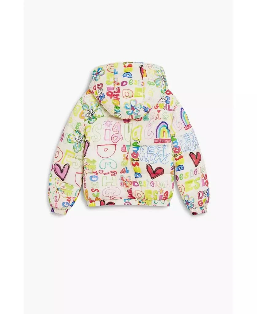Desigual Girls Girls
s Quilted jacket lettering 4