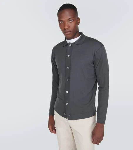 Thom Sweeney Wool Henley shirt 3