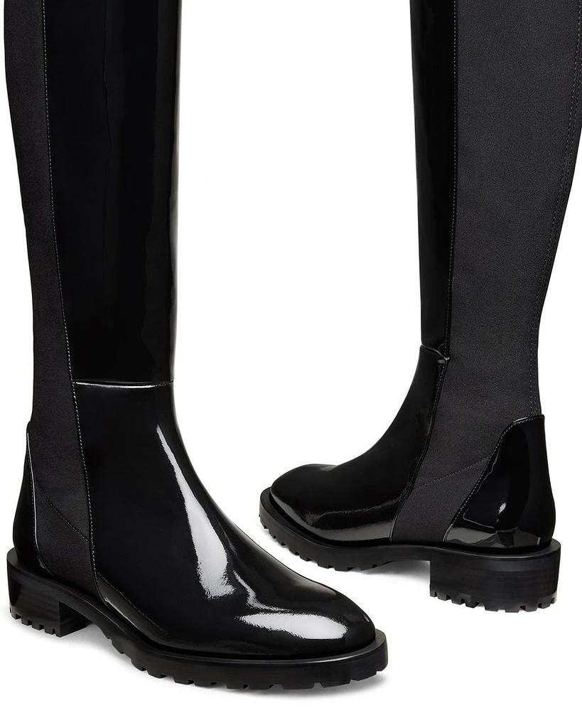 Stuart Weitzman Women's 50/50 Knee High Lug Boots 4