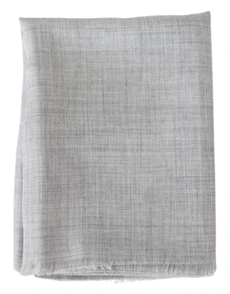 Missoni Missoni Beige Wool Blend Unisex Neck Warmer Wrap Scarf 3