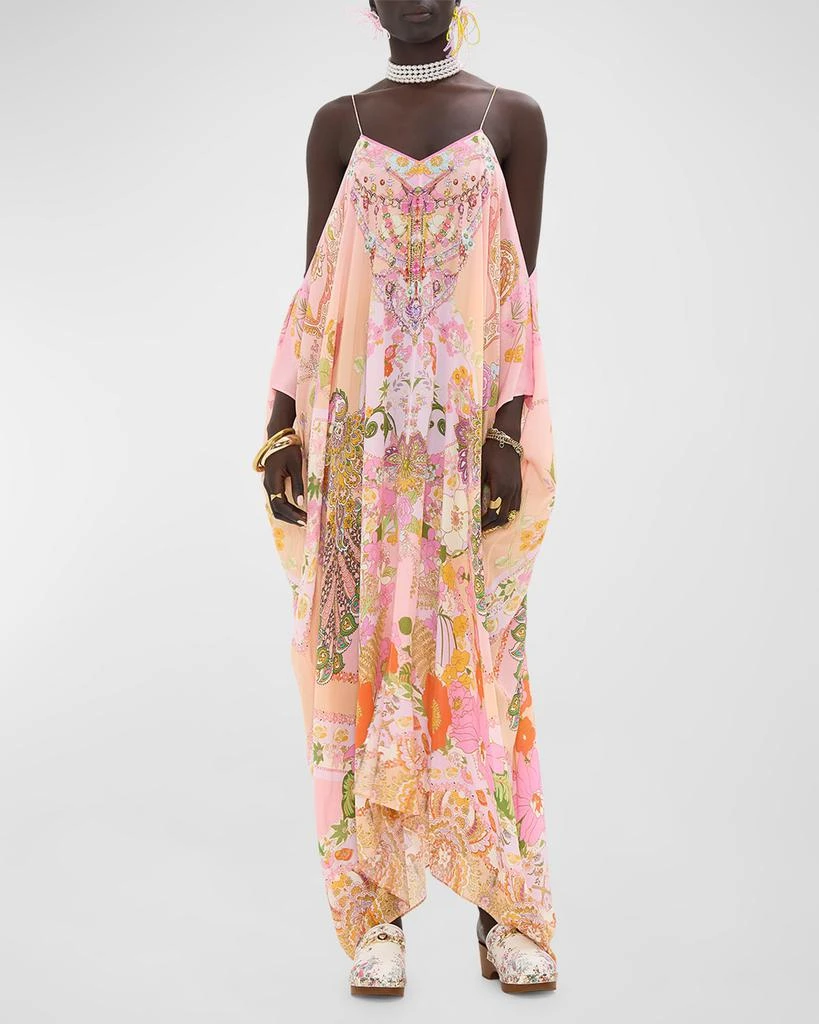 Camilla Clever Clogs Crystal Shoestring Strap Kaftan 2