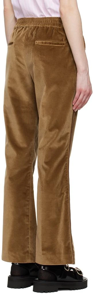 Ernest W. Baker Tan Flare Trousers 3