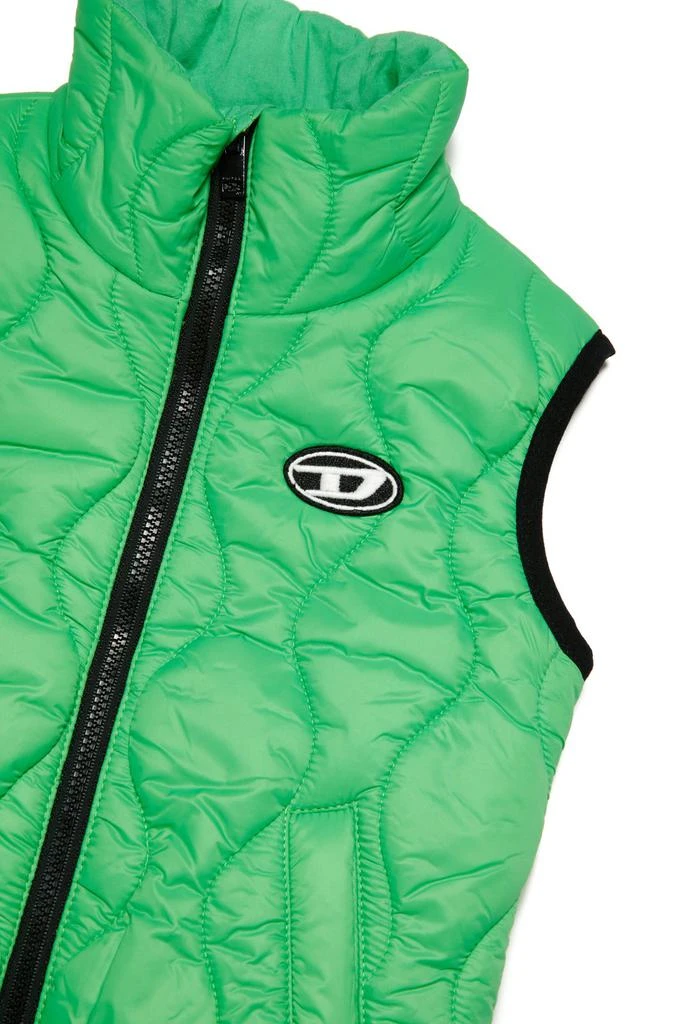 Diesel Diesel Kids Jlasb Logo Embroidered Quilted Gilet 3