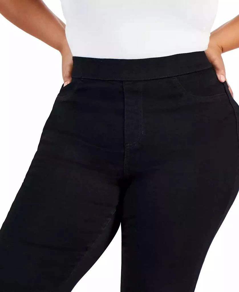 Celebrity Pink Trendy Plus Size Curvy Pull-On Flare-Leg Jeans 4