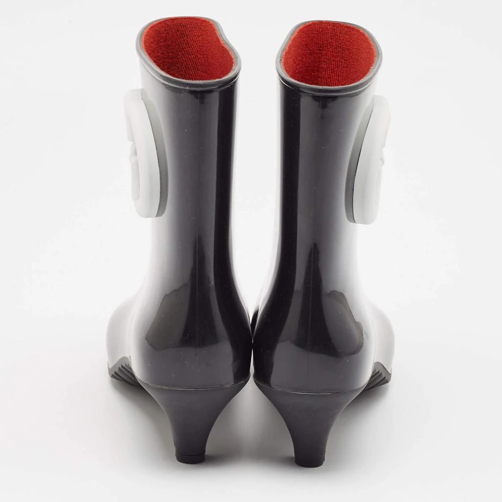 Gucci Gucci Black Rubber Ankle Length Boots Size 38 5