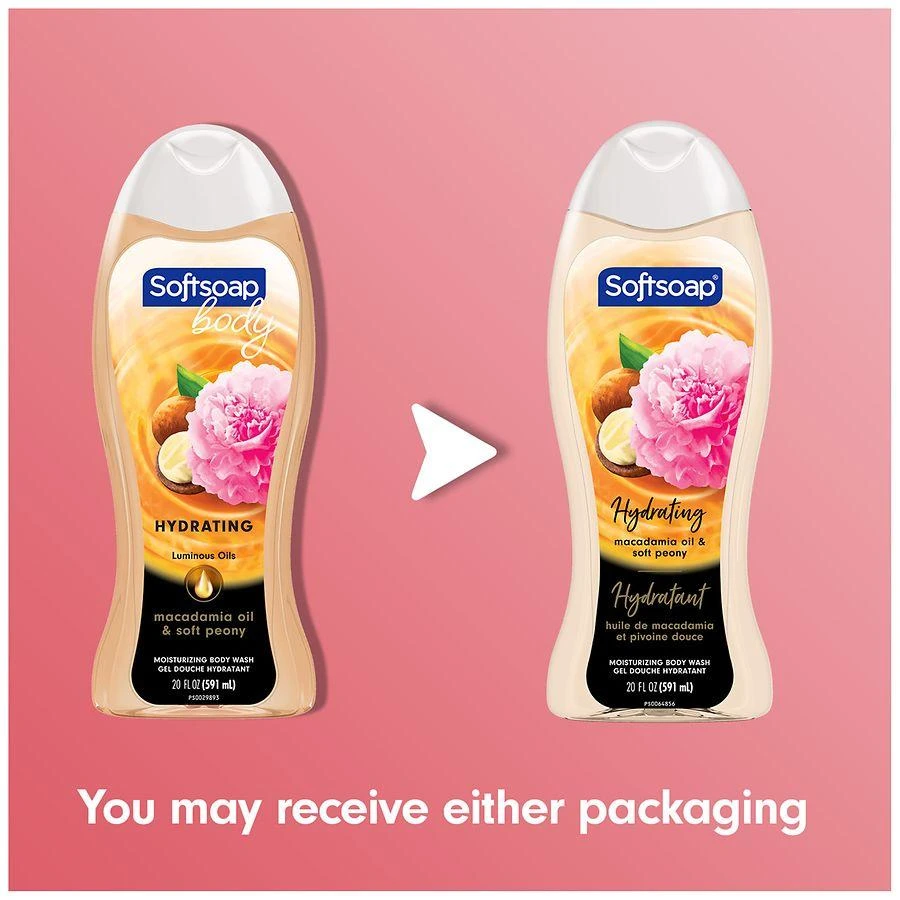 Softsoap Moisturizing Body Wash Macadamia Oil and Soft Peony 3