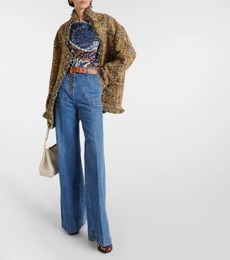 ETRO High-rise flared jeans 2