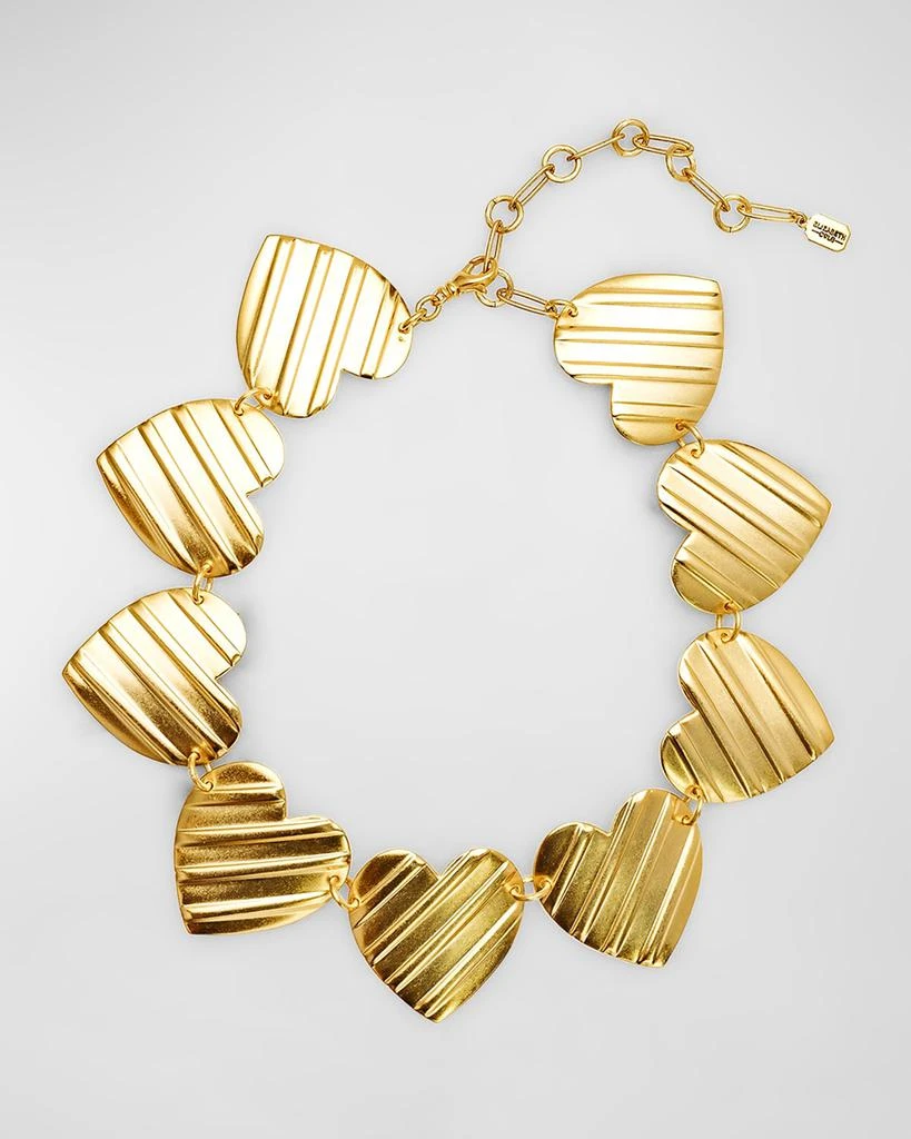 Elizabeth Cole Illiana Heart Necklace 3