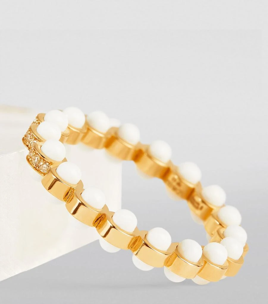 L'ATELIER NAWBAR Yellow Gold, Diamond and Enamel The Hydrogen Ring 6