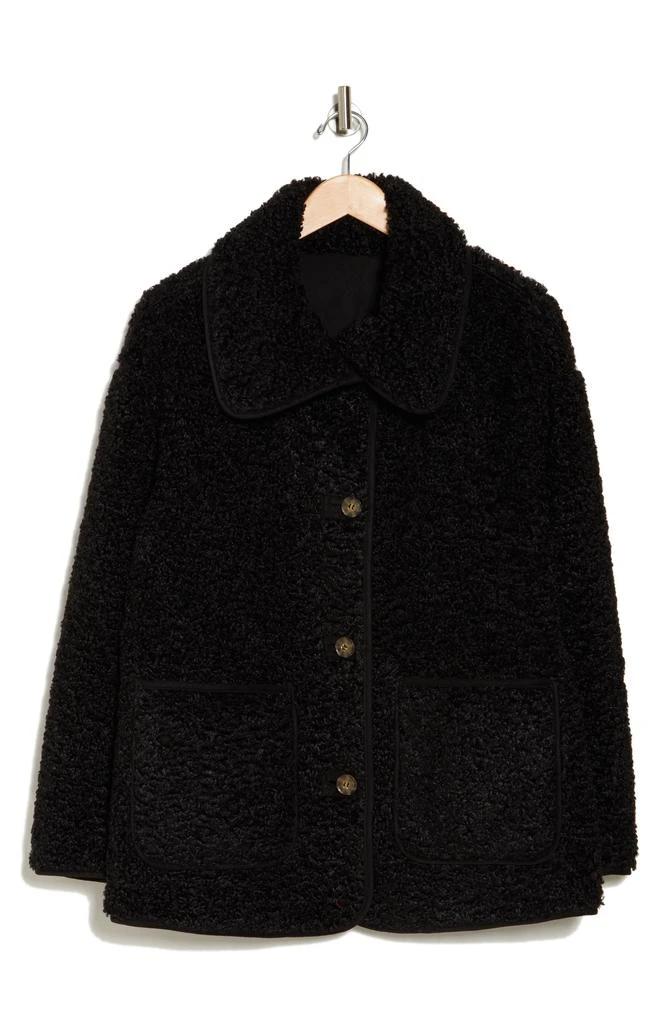 Lucky Brand Reversible Faux Shearling & Faux Suede Barn Jacket 4