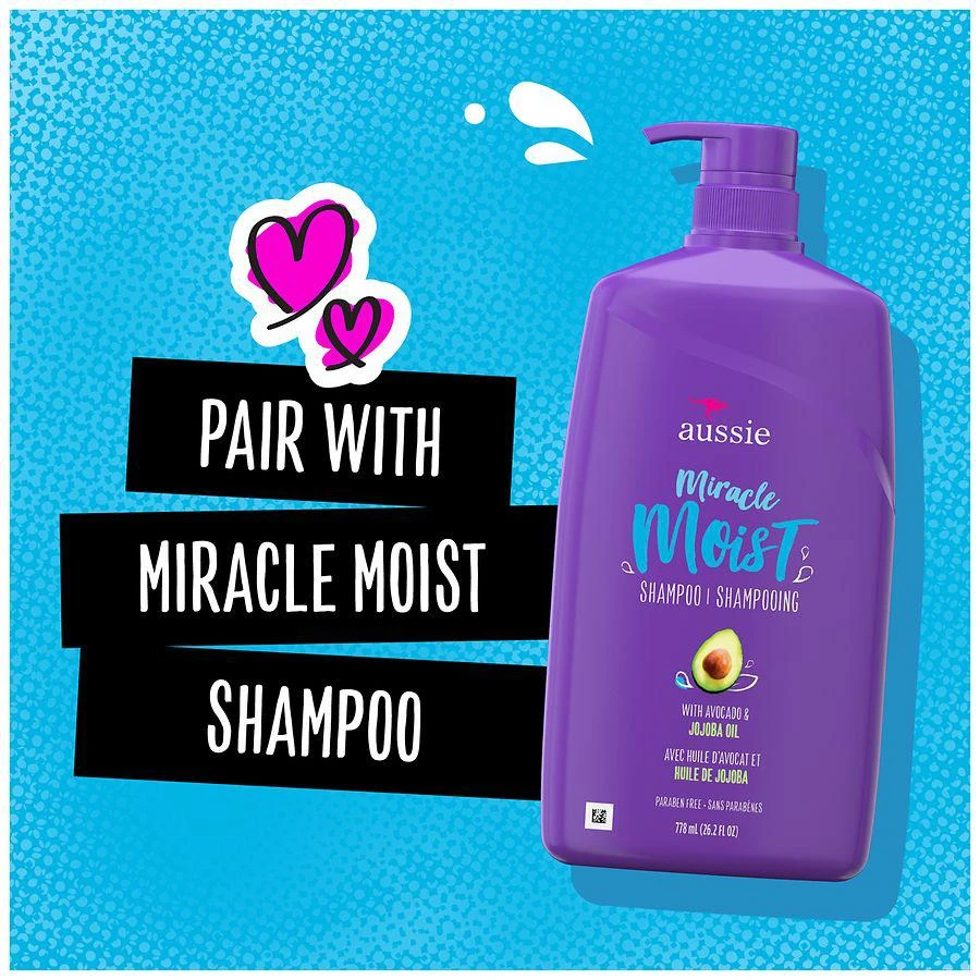 Aussie Miracle Moist Conditioner Avocado & Australian Jojoba Oil 3