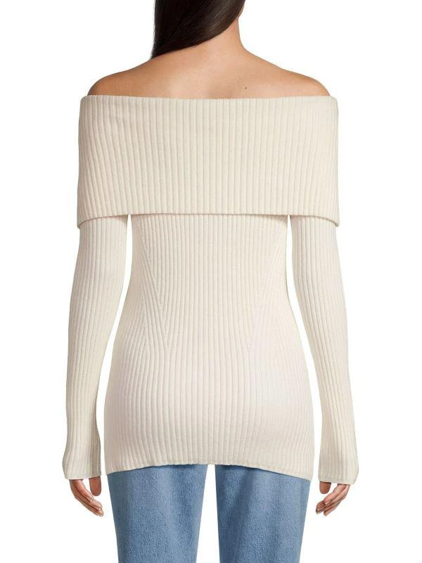 Jason Wu Wool & Cashmere-Blend Off-The-Shoulder Sweater 2