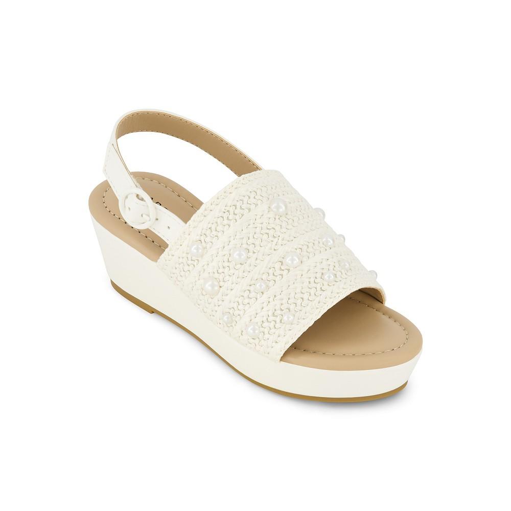 Marc Fisher Little and Big Girls Marren Weave Wedge Sandals