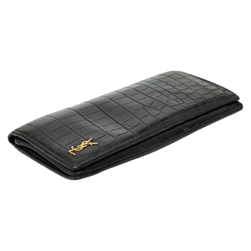 Yves Saint Laurent Leather Long Wallet (Bi-Fold) (Pre-Owned) 4