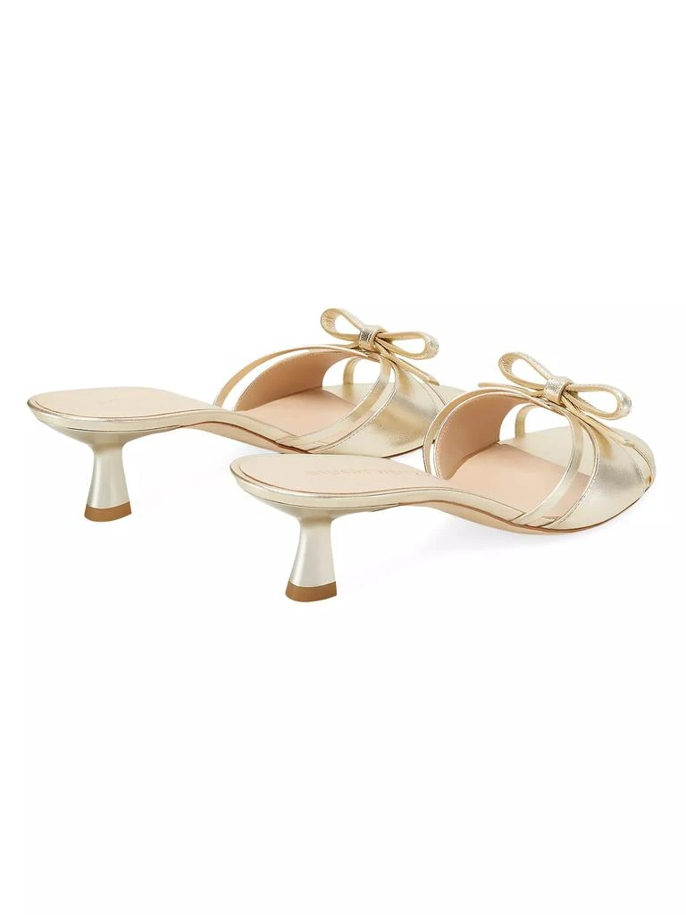 Stuart Weitzman Felicity 50MM Metallic Leather Sandals 3