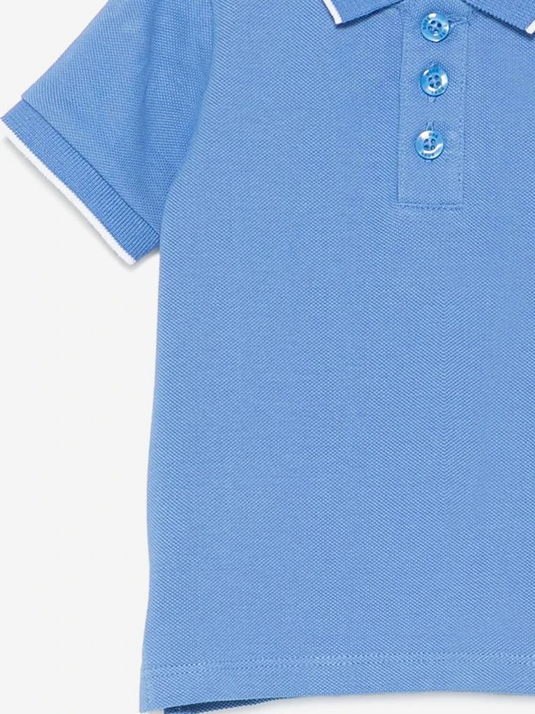 Hugo Boss BOSS Baby Boys Logo Polo Shirt in Blue 4