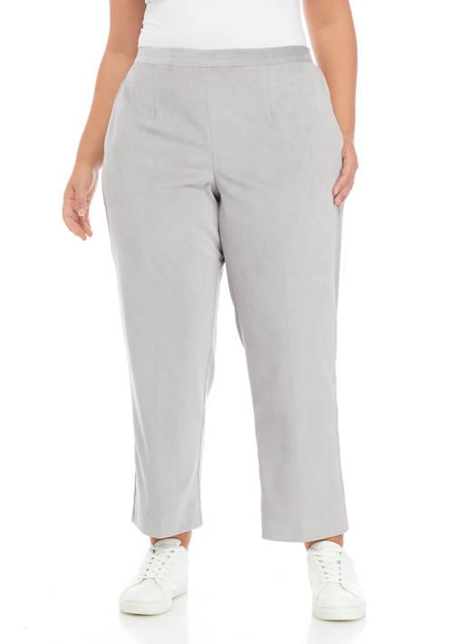 Alfred Dunner Dunner Plus Size Proportioned Short Corduroy Pants