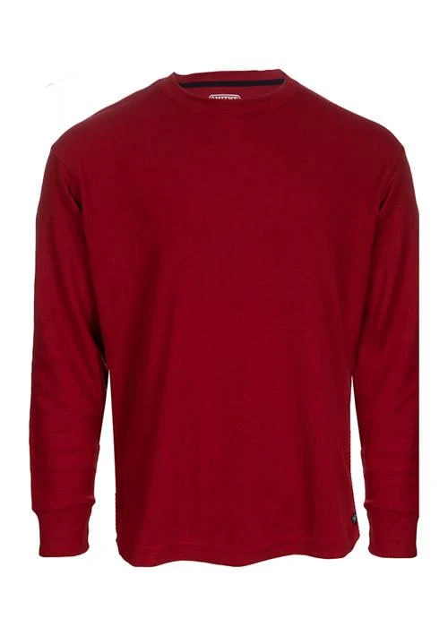 Smith's Workwear Workwear Mens Extended Tail Thermal Knit Crew Pullover 1