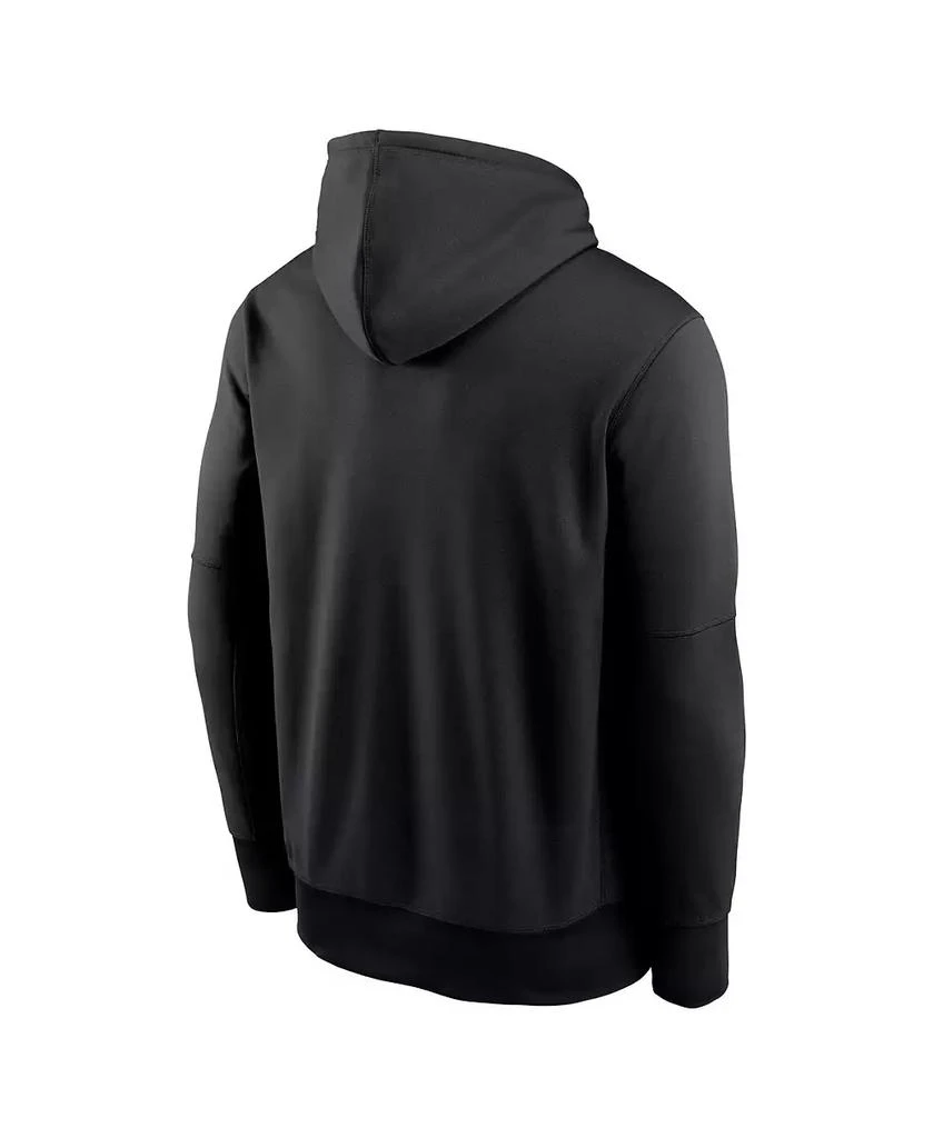 NIKE Men's Black Arizona Diamondbacks Authentic Collection Practice Performance Pullover Hoodie 3