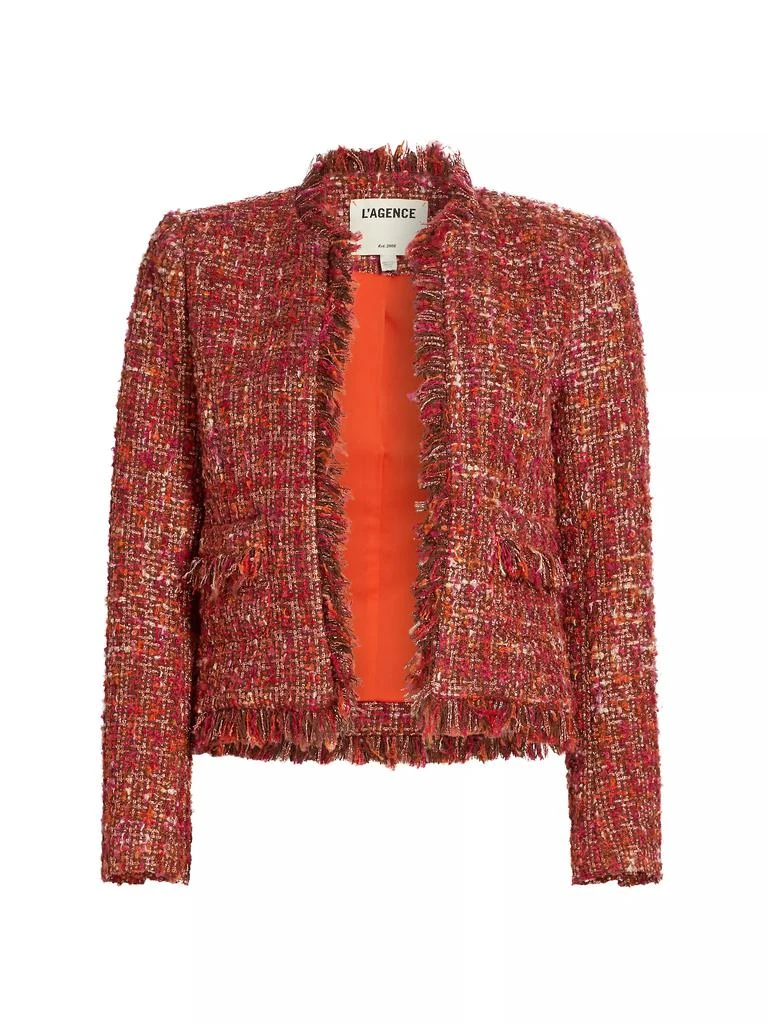 L'Agence Angelina Tweed Jacket 1