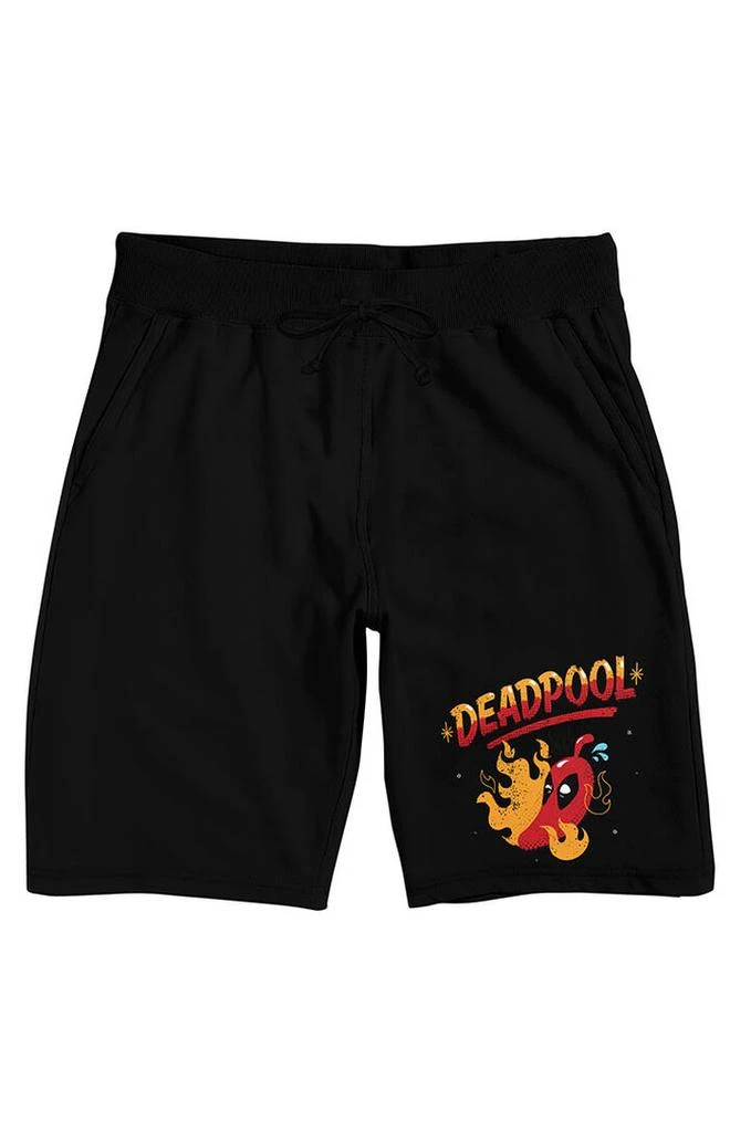 null Deadpool Hot Pepper Sweat Shorts 1