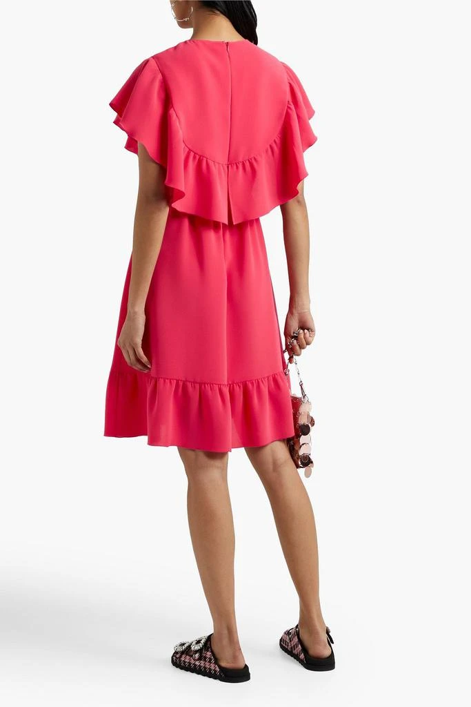 Gathered ruffled crepe dress  On Sale Now with Up to 75% Off | Discover  Exclusive Deals & Savings at BeyondStyle  Authentic RED Valentino summer  dresses|women|clothing|dresses|knee length dresses with Limited-Time  Discounts,