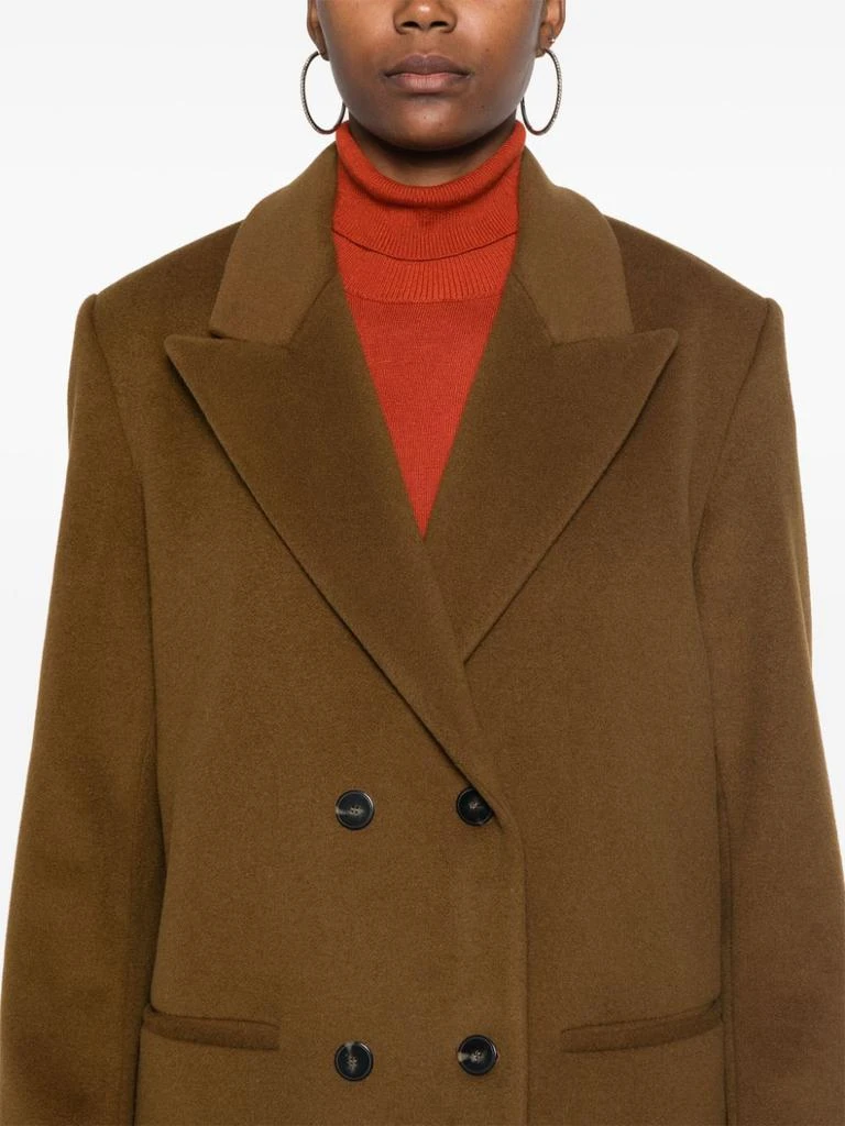 FORTE_FORTE FORTE FORTE - Cashmere Blend Double-breasted Coat 2
