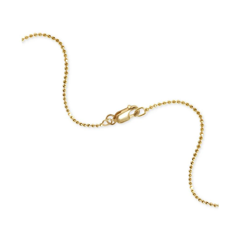 Alex Woo Beaded 2" Chain Extender in 14k Gold 2