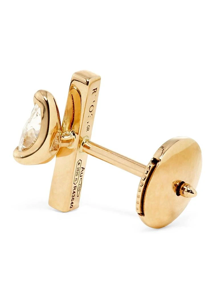 Repossi Serti Sur Vide 18K Rose Gold & 0.32 TCW Diamond Single Stud Earring 5