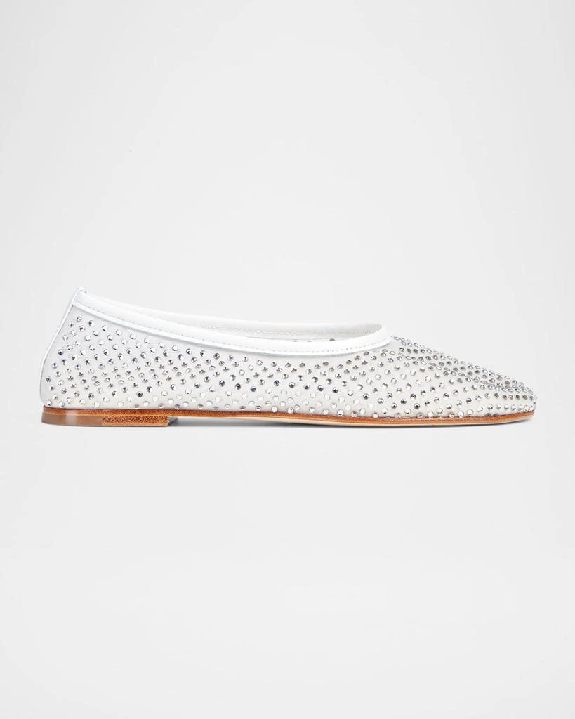 Dear Frances Balla Crystal Mesh Ballerina Flats 1