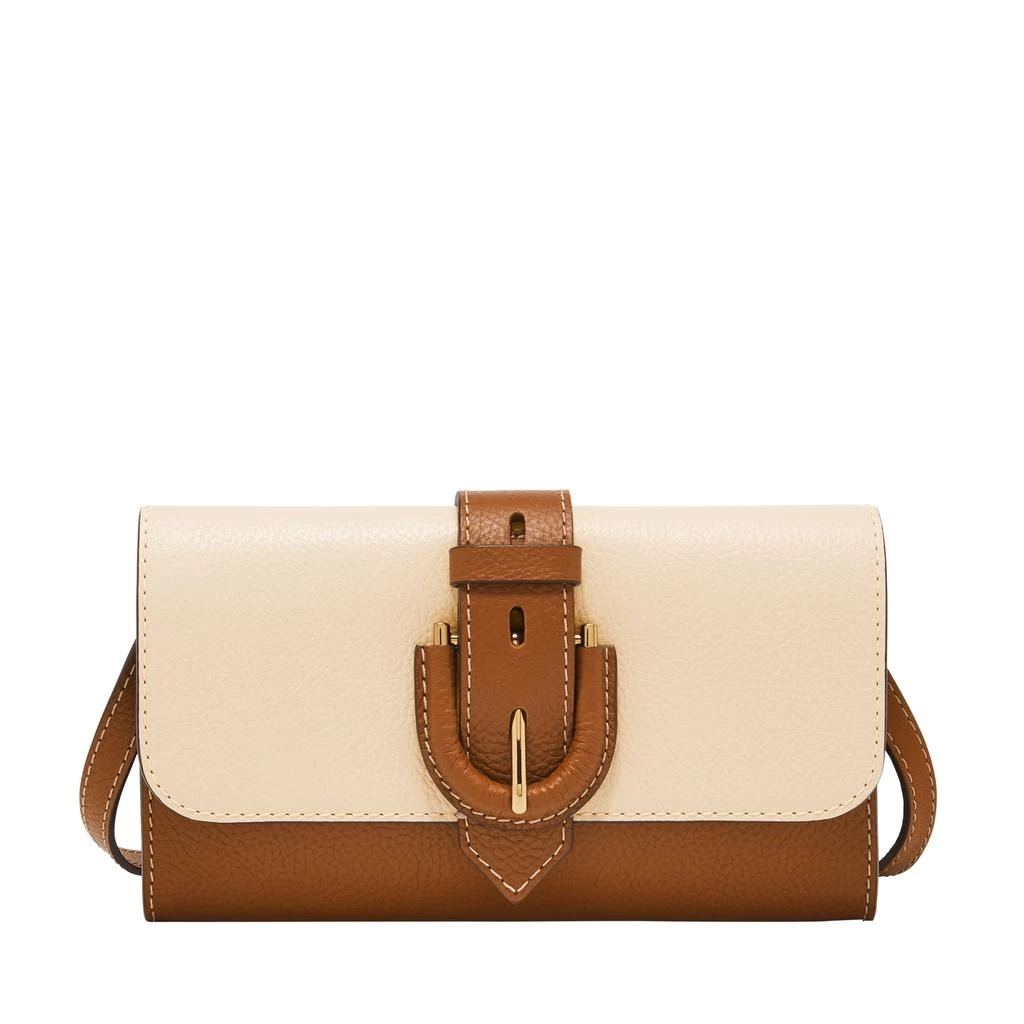 Fossil Women's Harwell Leather Wallet Crossbody 1
