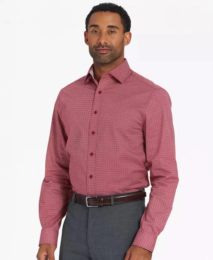 Nick Graham Men's Modern-Fit Medallion Tile Dress Shirt 4