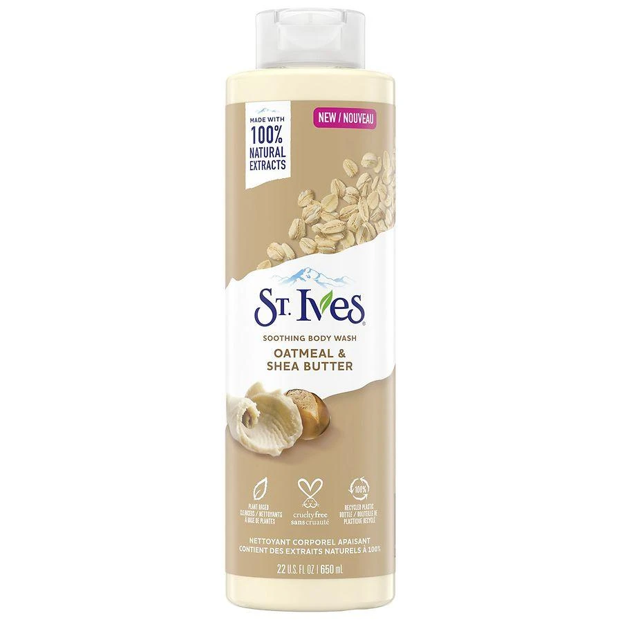 St. Ives Soothing Body Wash Oatmeal & Shea Butter 3