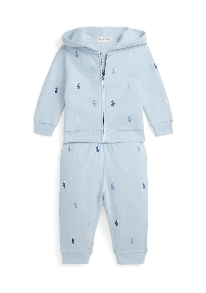 Ralph Lauren Baby Boys Polo Pony Fleece Hoodie 
Pants Set 1