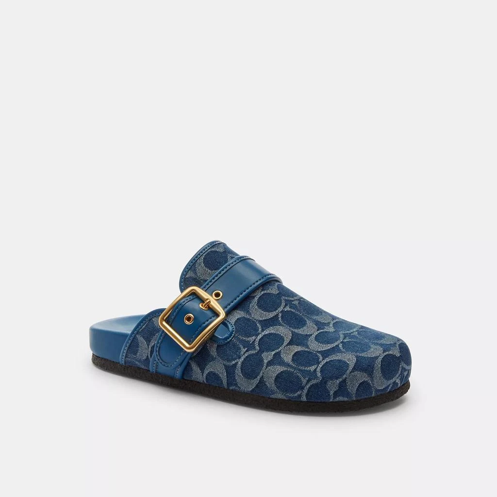 Coach Ashton Clog In Signature Denim 1