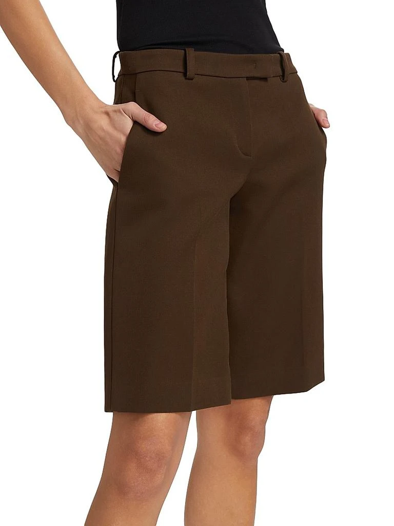 Michael Kors City Cotton-Blend Tailored Shorts 4