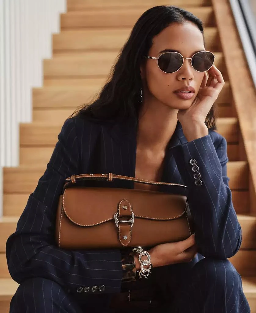 Ralph Lauren Leather Medium Tasha East-West Bag 2